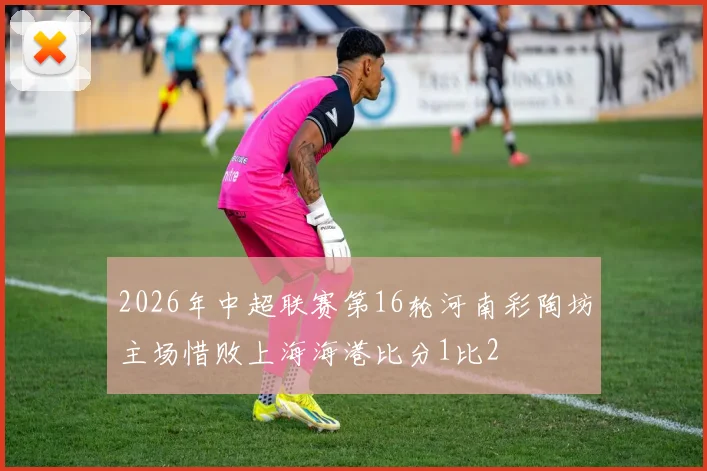 2026年中超联赛第16轮河南彩陶坊主场惜败上海海港比分1比2